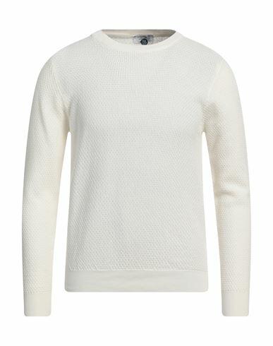 Heritage Man Sweater Off white Cotton Cover