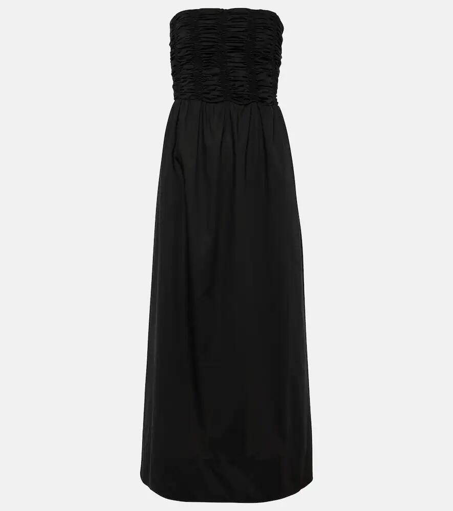 Faithfull Dominquez strapless cotton midi dress Cover