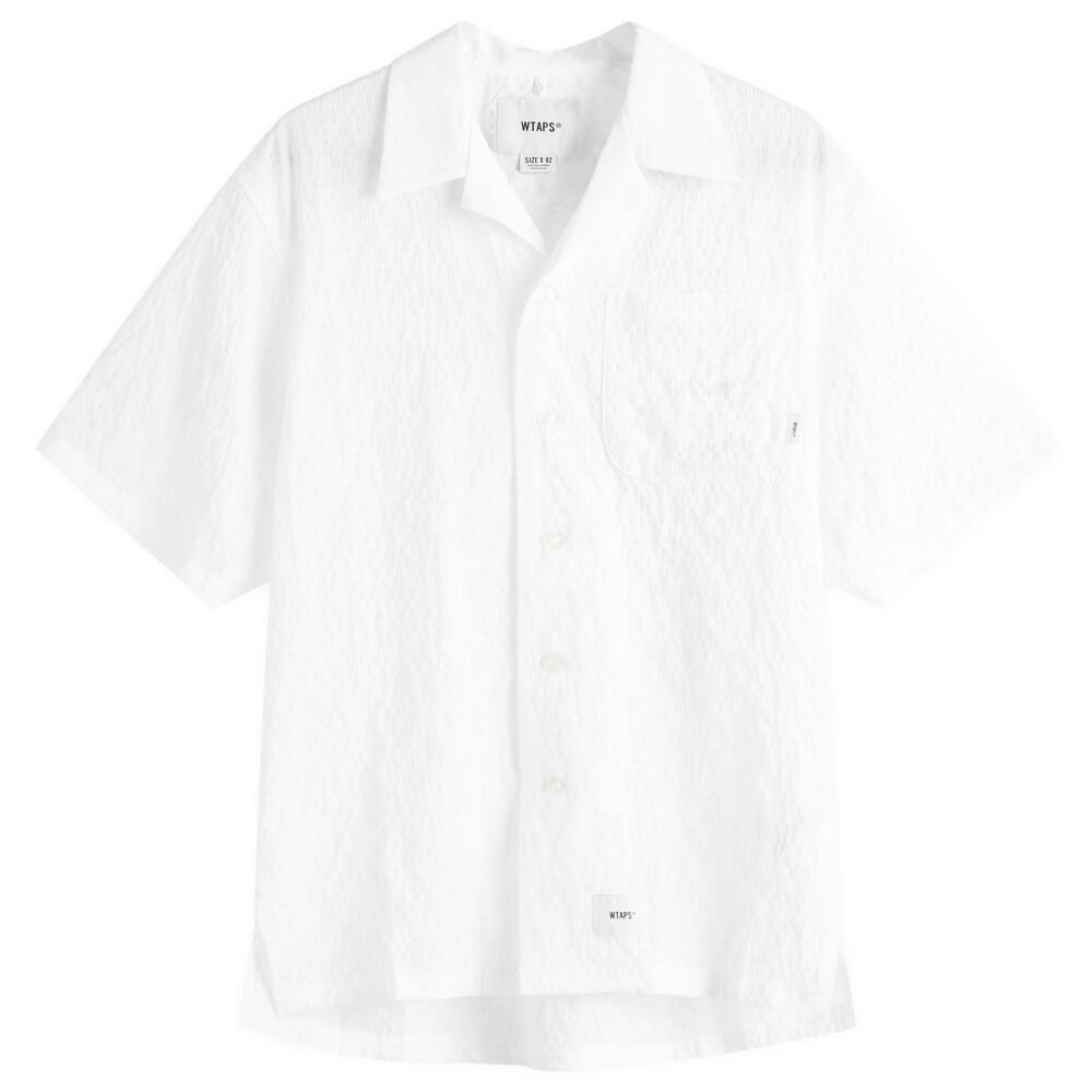 WTAPS Men's 21 Vacation Shirt in White Cover