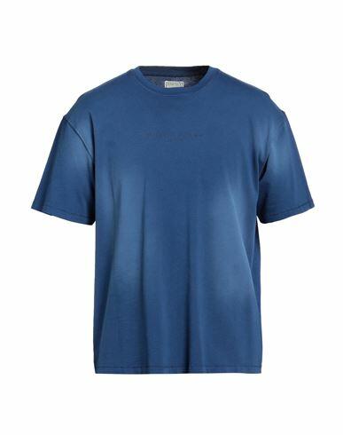 Guess Man T-shirt Blue Cotton Cover