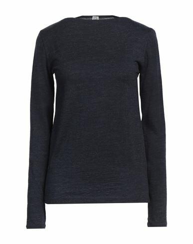 Toteme Woman T-shirt Navy blue Merino Wool Cover