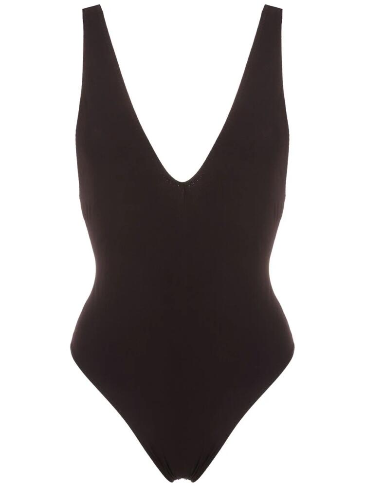 Clube Bossa Cornetto plunging V-neck swimsuit - Black Cover