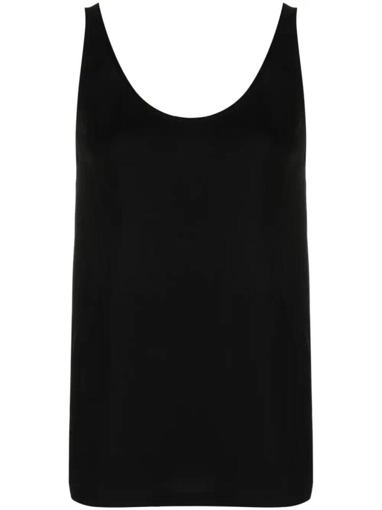 Fabiana Filippi scoop-neck sleeveless blouse - Black Cover