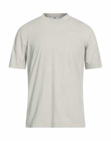 Kired Man T-shirt Light grey Cotton, Elastane Cover