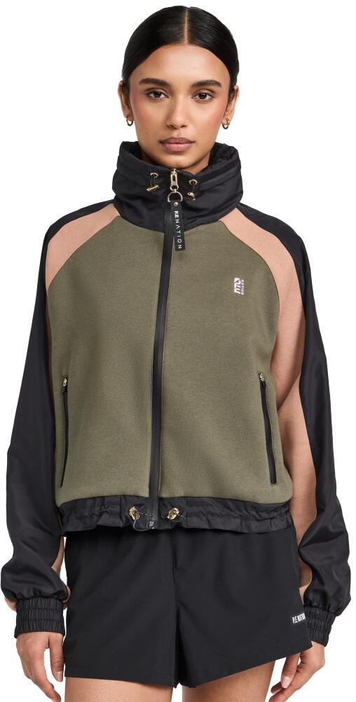 P. E NATION Headline Jacket Khaki Cover