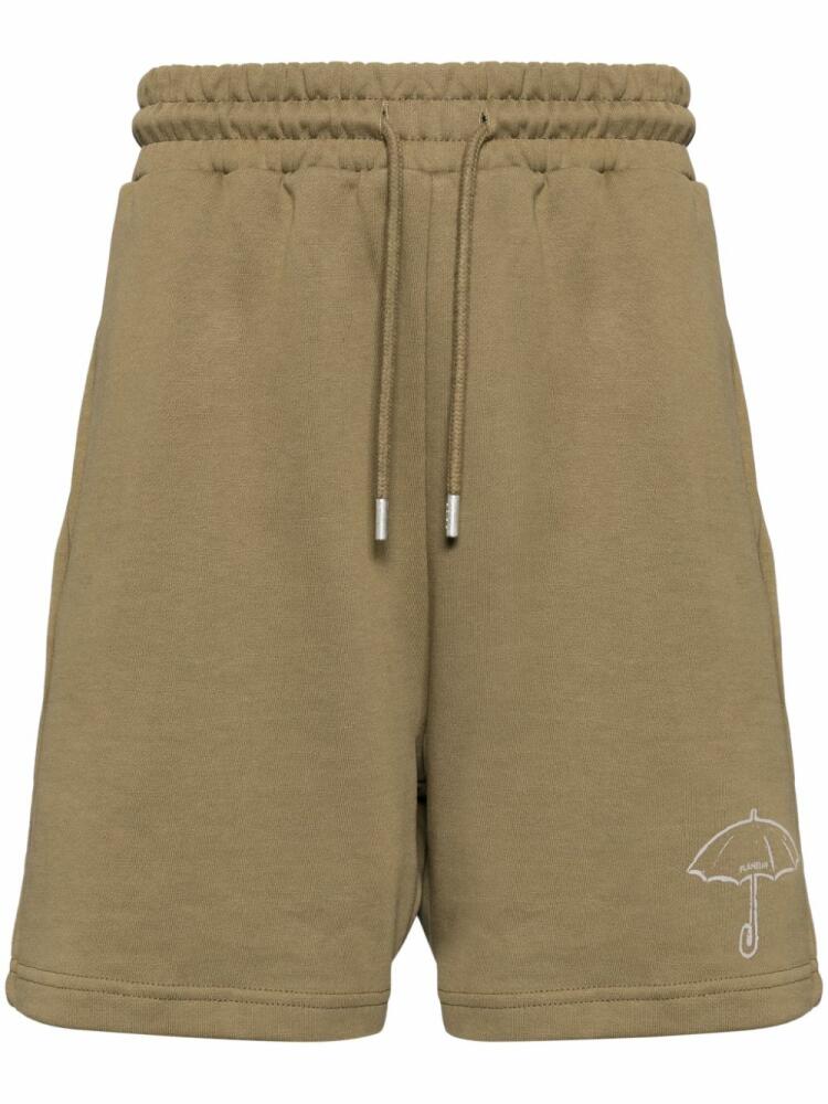 FLÂNEUR logo shorts - Brown Cover