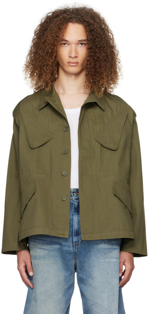 Sky High Farm Workwear Khaki Samira Nasr Edition Jacket Cover