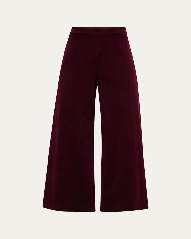 FRAME Cropped Velvet Pants Cover