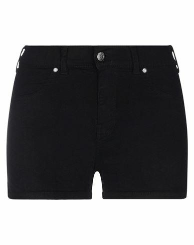 Dr. Denim Woman Shorts & Bermuda Shorts Black Cotton, Elastane Cover