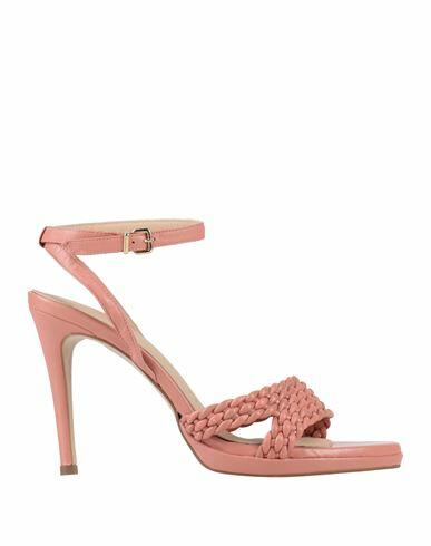 Pedro Miralles Woman Sandals Pastel pink Textile fibers Cover