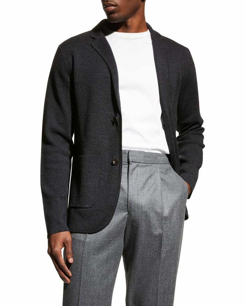 Amicale Men's Wool Sweater Blazer Cover