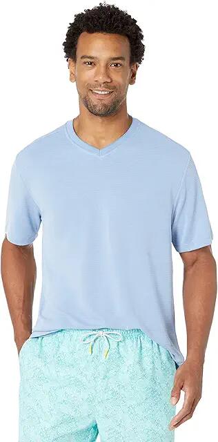 Tommy Bahama Coastal Crest V-Neck (Big Sky Blue) Men's Clothing Cover