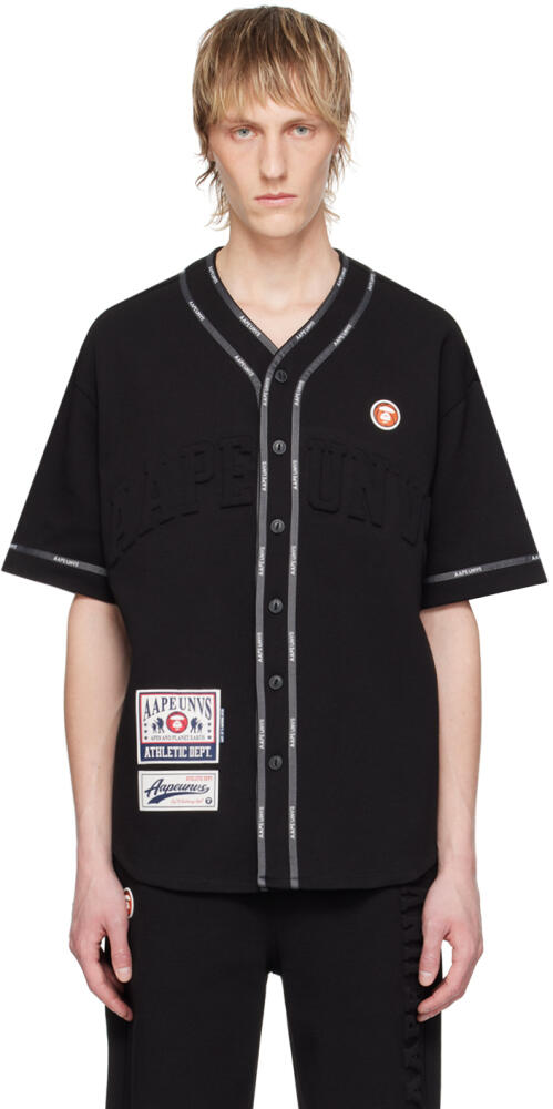 AAPE by A Bathing Ape Black Fancy Shirt Cover