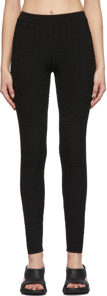 Givenchy Black 4G Jacquard Leggings Cover