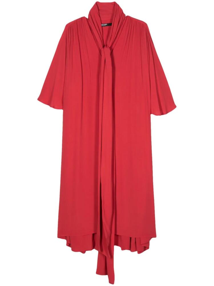 Bimba y Lola flutter-sleeves midi dress - Red Cover