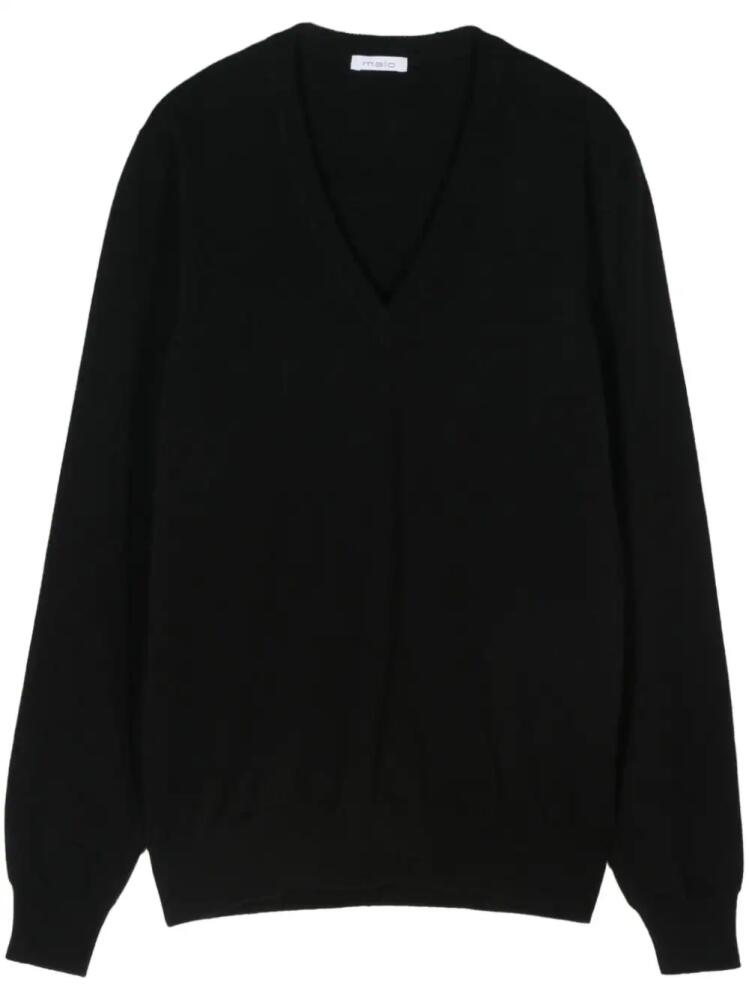 Malo cashmere sweater - Black Cover