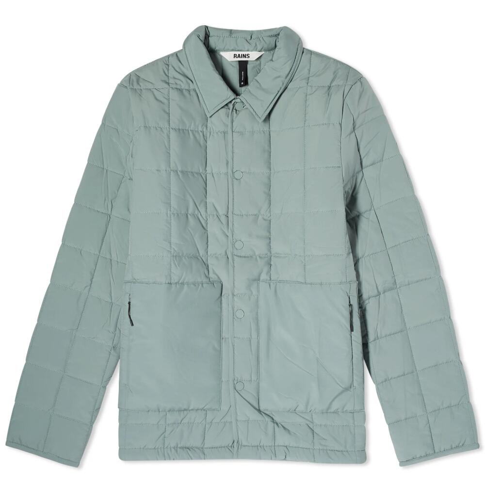 Rains Men's Liner Shirt Jacket in Haze Cover