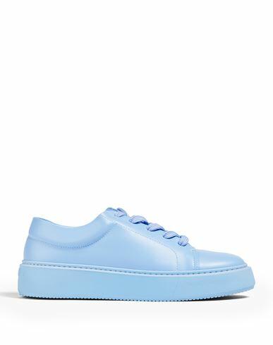 Ganni Woman Sneakers Light blue Textile fibers Cover