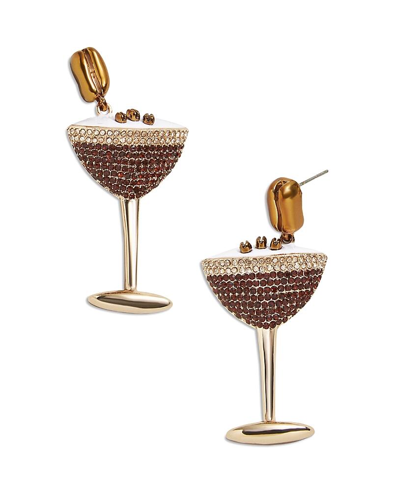 Baublebar Espresso Yourself Crystal Drop Earrings in Gold Tone Cover