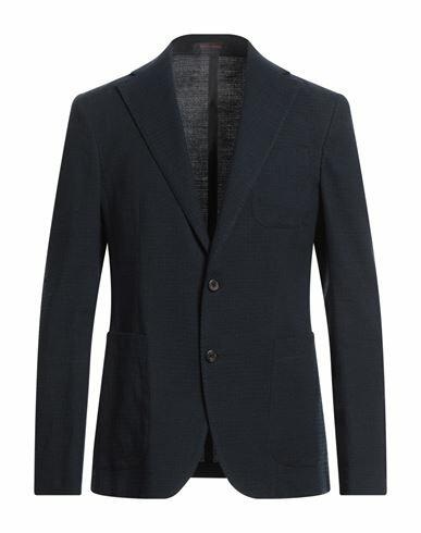 The Gigi Man Blazer Navy blue Linen, Cotton, Wool, Elastane Cover