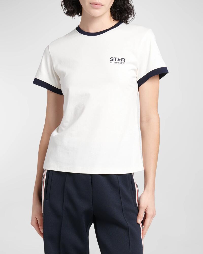 Golden Goose Star Short-Sleeve Logo T-Shirt Cover