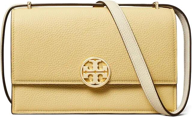 Tory Burch Miller Color-Block Shoulder Bag (Light Honey) Satchel Handbags Cover