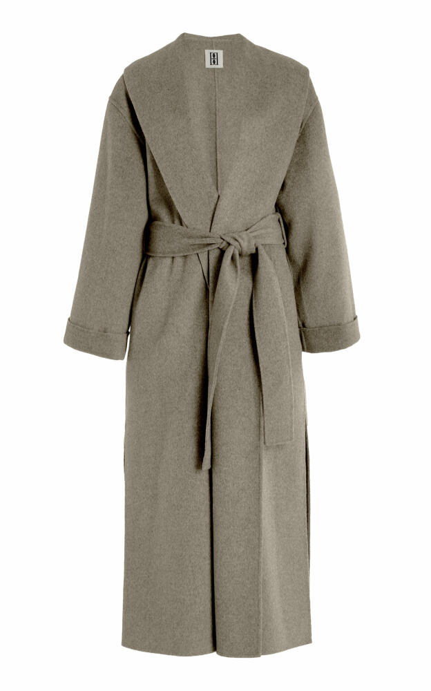 By Malene Birger - Trullem Felted Wool Wrap Trench Coat - Neutral Cover