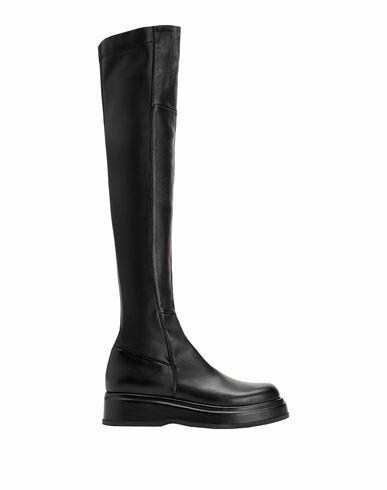 Leonardo Principi Woman Boot Black Ovine leather Cover