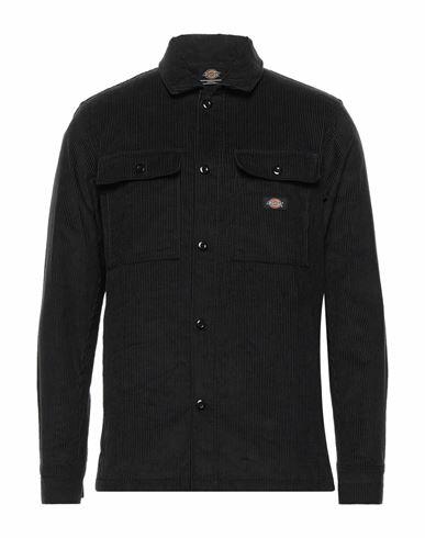 Dickies Man Shirt Black Cotton Cover