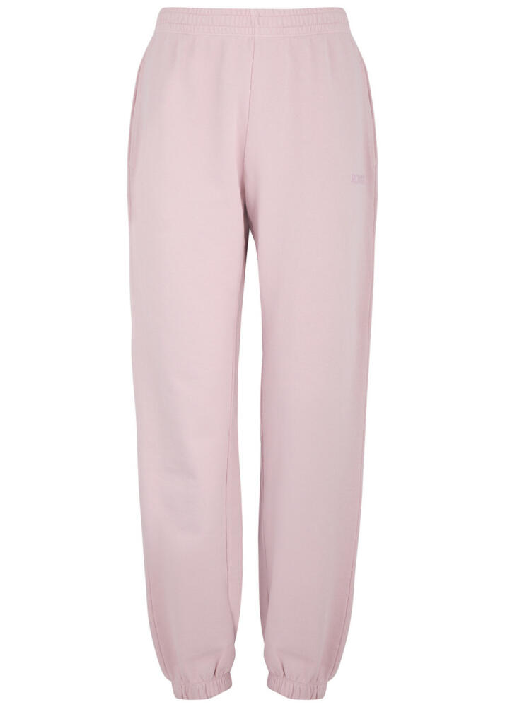 Rotate Sunday Classic Logo-embroidered Cotton Sweatpants - Light Pink Cover