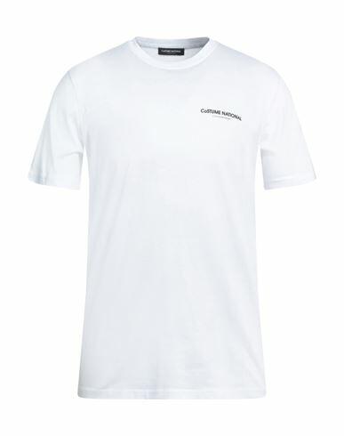 Costume National Man T-shirt White Cotton Cover