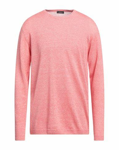 Rossopuro Man Sweater Coral Linen, Cotton Cover