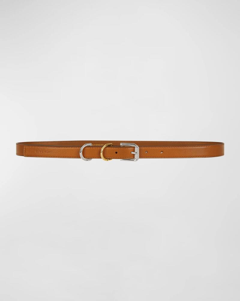 Givenchy Voyou Leather Skinny Belt Cover