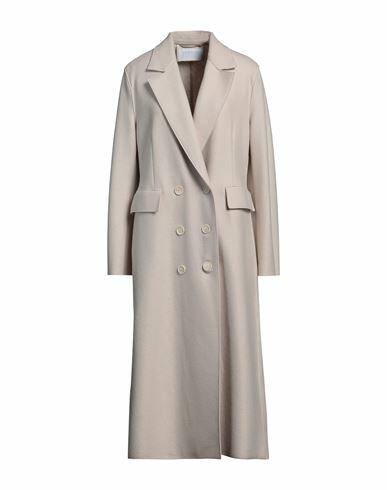 Harris Wharf London Woman Overcoat & Trench Coat Off white Virgin Wool Cover