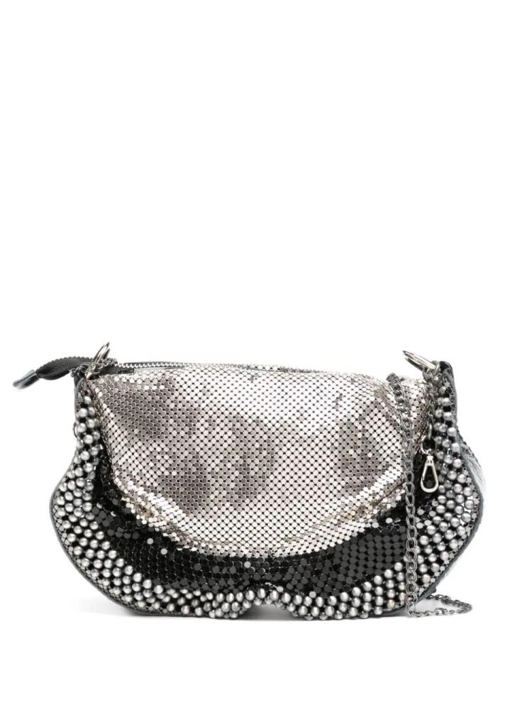 Madison.Maison Raquel mesh crossbody bag - Silver Cover