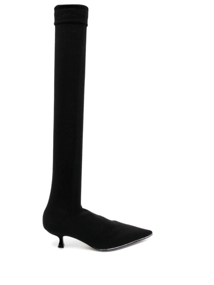 René Caovilla 40mm above-knee boots - Black Cover