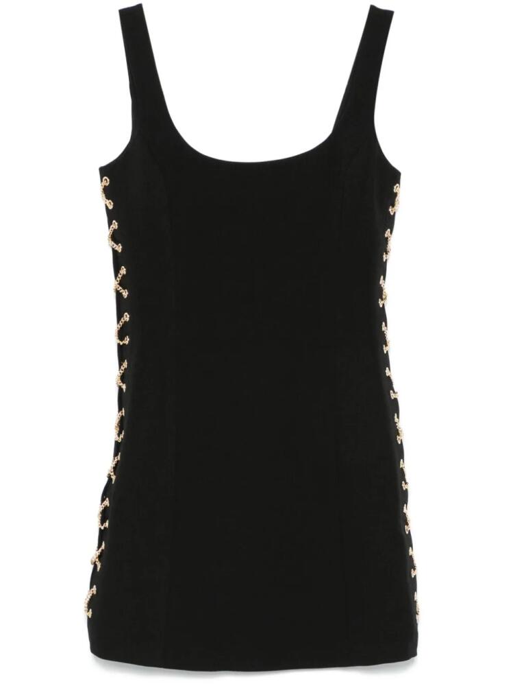 Michael Michael Kors lace-up mini dress - Black Cover