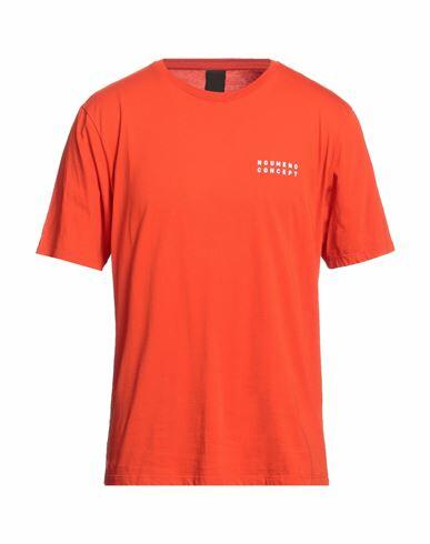 Noumeno Concept Man T-shirt Tomato red Cotton Cover