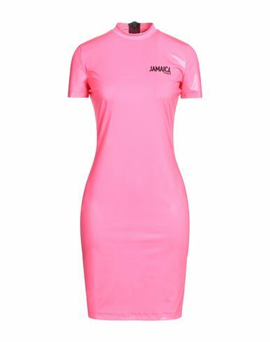 Dsquared2 Woman Mini dress Fuchsia Polyester, Elastane Cover