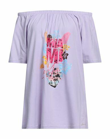 Ean 13 Woman T-shirt Lilac Cotton, Elastane Cover