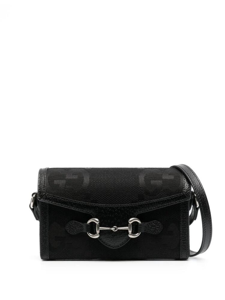 Gucci mini Horsebit 1955 shoulder bag - Black Cover