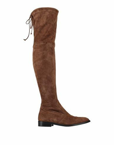 Guglielmo Rotta Woman Boot Khaki Soft Leather Cover