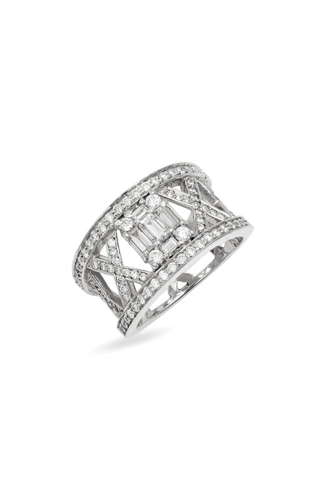 Mindi Mond Clarity Lattice Diamond Ring in 18Kwg Cover