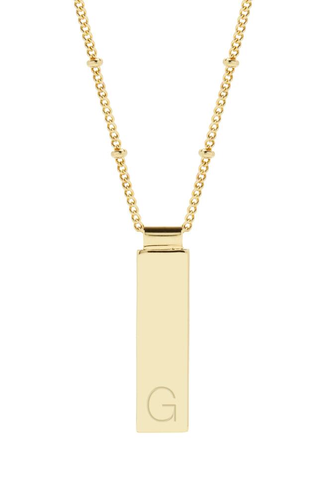 Brook and York Maisie Initial Pendant Necklace in Gold G Cover