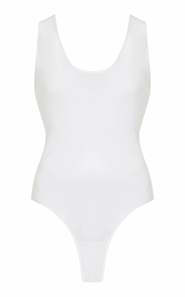 ALAA - Crossback Mesh Bodysuit - White Cover