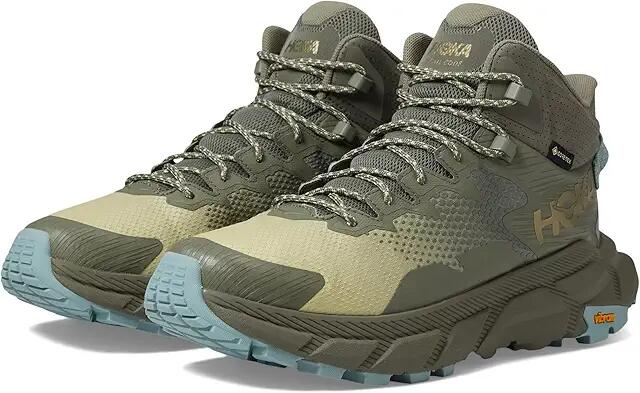 Hoka Men's Trail Code GORE-TEX(r) (Olive Haze/Celery Root) Men's Shoes Cover