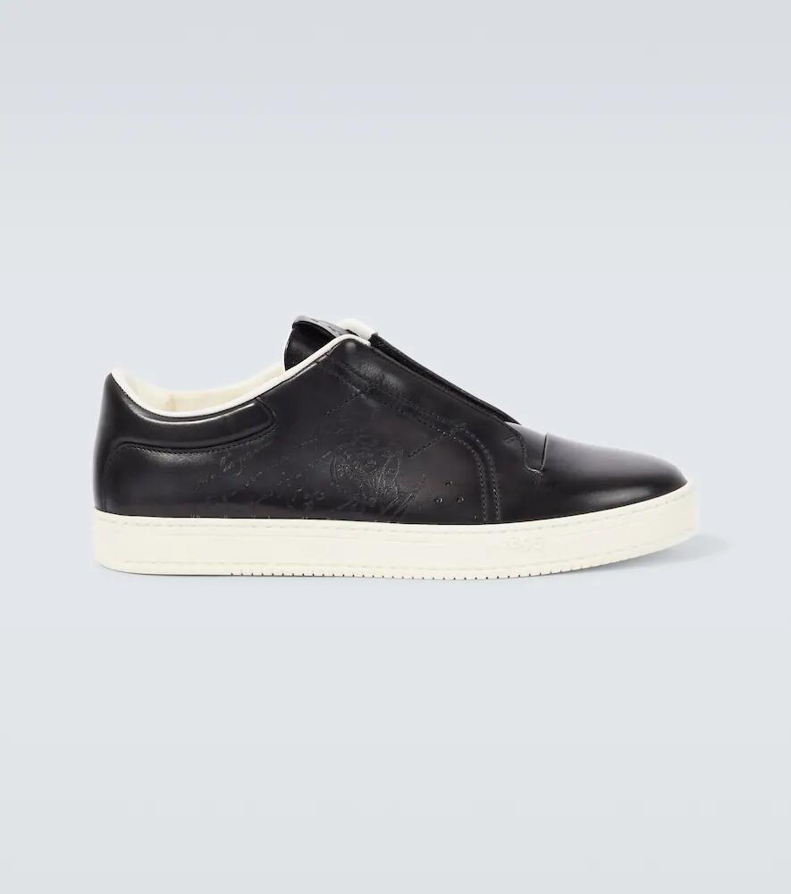 Berluti Playtime Scritto leather slip-on sneakers Cover