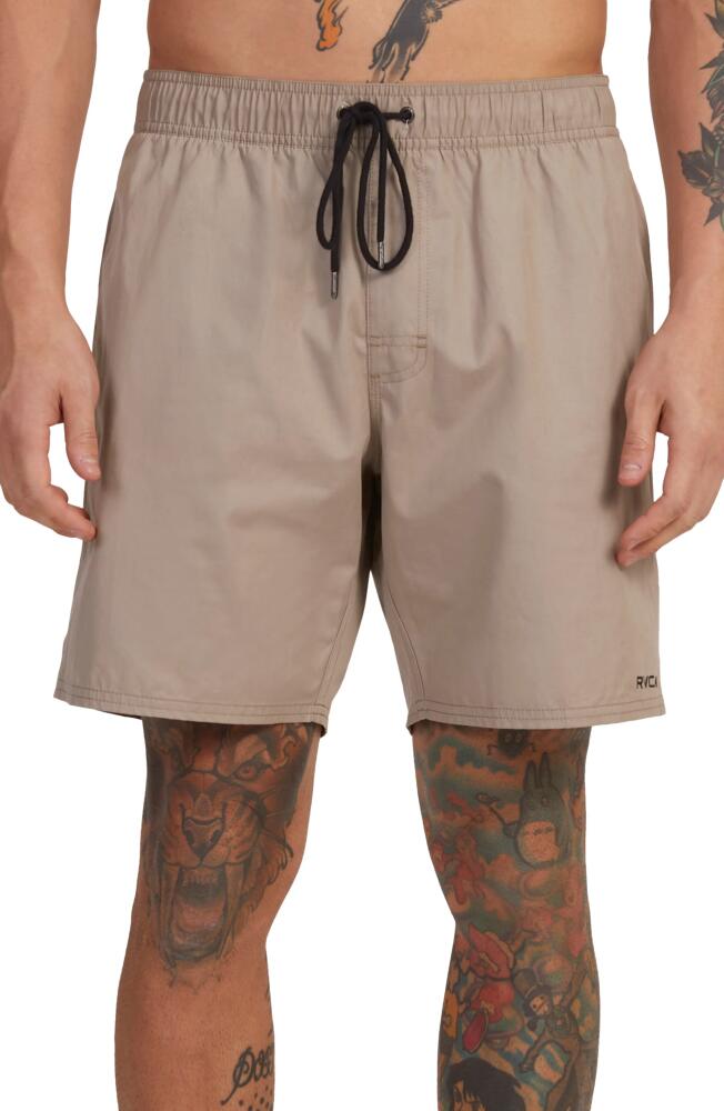 RVCA Opposites Swim Trunks in Timber Cover