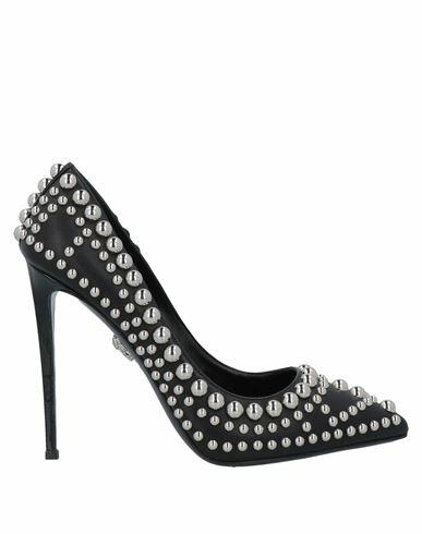 Philipp Plein Woman Pumps Black Soft Leather Cover