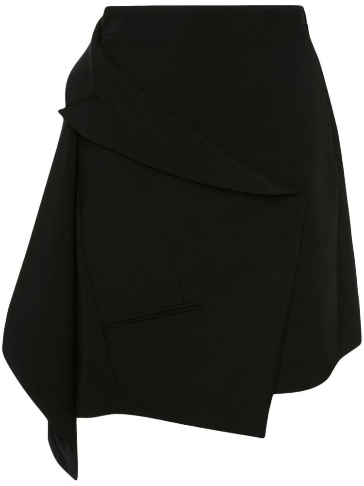 Alexander McQueen asymmetric mini skirt - Black Cover